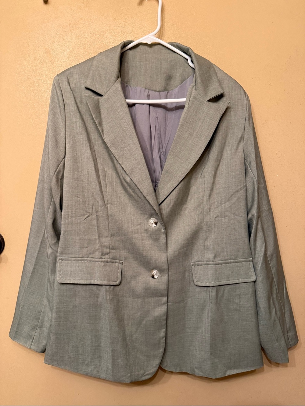 Shein - Women’s Tailored Light olive green Blazer Jacket
